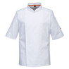 Giacca da cuoco MeshAir Pro a manica corta tg M bianco Portwest