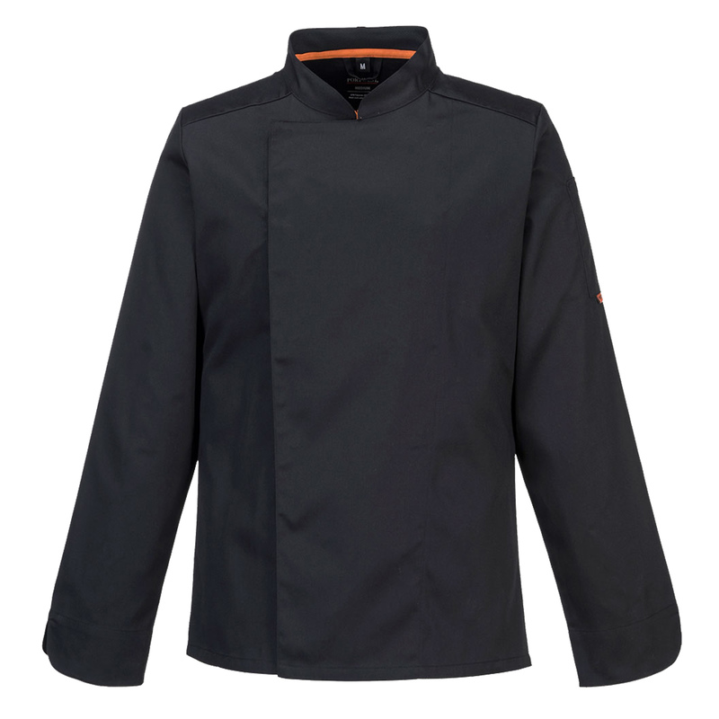 Giacca da cuoco MeshAir Pro a manica lunga tg M nero Portwest