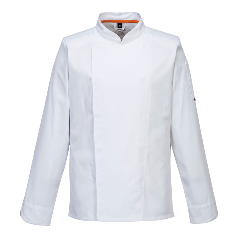 Giacca da cuoco MeshAir Pro a manica lunga tg M bianco Portwest