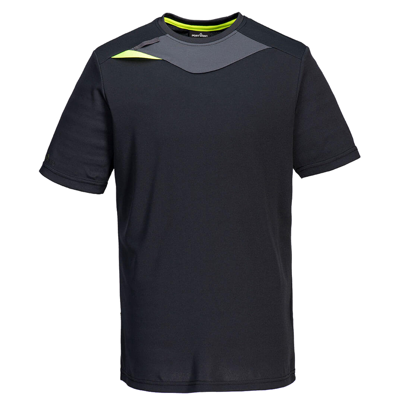 T-shirt a maniche corte DX4 antibatterica tg XL nero Portwest