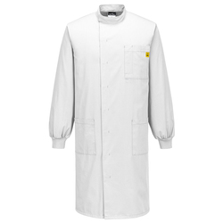 Camice da laboratorio antistatico Howie tg XXL bianco Portwest
