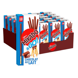 Confezione 24 MIKADO al latte monoporzione da 39gr Saiwa - prodotto stagionale