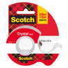 Nastro adesivo in chiocciola ScotchR Crystal clear 600 19mm x 25m+5m gratis