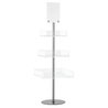 Espositore a piramide su tre livelli 50x50x156cm Tecnostyl