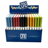 Display 15 taccuini One Color 64pag. A6 carta 70gr colori assortiti Blasetti