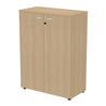 Armadio modulare a 2 ante medio  90x45,8cmxH123cm rovere