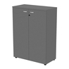 Armadio modulare a 2 ante medio  90x45,8cmxH123cm  antracite