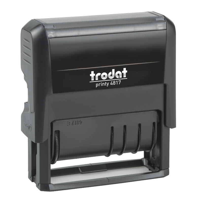 Timbro Printy Eco 4817  P4 DATARIO+ POLINOMIO 3,8mm autoinchiostrante TRODAT