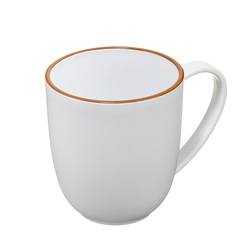 Tazza rPET 13x9,2x10,2cm bianco Leone