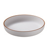 Piatto fondo rPET D21x3,8cm bianco Leone