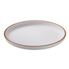 Piatto piano rPET D22x2,1cm bianco Leone