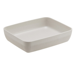 Vaschetta buffet Norway 32,5x26,5x7,5cm melamina avorio Leone