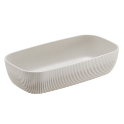 Vaschetta buffet Norway 32,5x17,6x7,5cm melamina avorio Leone