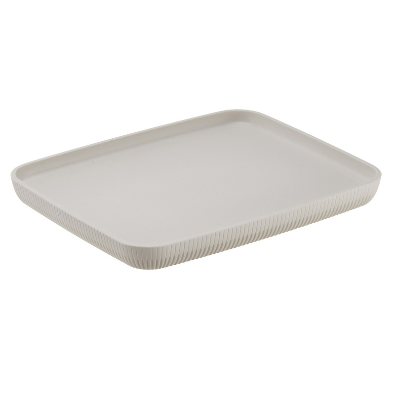 Vassoio buffet Norway 32,5x26,5x3cm melamina avorio Leone