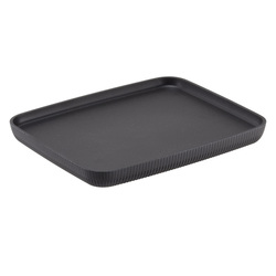 Vassoio buffet Norway 32,5x26,5x3cm melamina antracite Leone