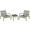 Set da giardino Bamby con poltrone e tavolino verde Verdelook
