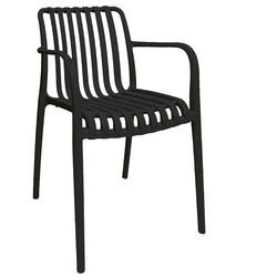 Sedia Nives in PP nero Verdelook
