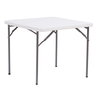 Tavolo Horeca quadrato bianco in HDPE 86x86x74cm Verdelook