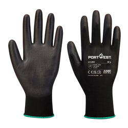 Guanti A195 touch con palmo in PU tg XL nero Portwest