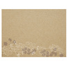 Conf 400 tovagliette monouso Floral 30x40cm carta avana Pro Nappe