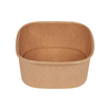 Conf 50 Bowl quadrate 600ml 13x13cm avana Signor Bio