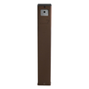posacenere a colonna con serratura  corten Stilcasa