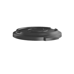 Coperchio nero per pattumiera Cestone Titan 120 Lt  Rotho