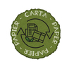 Etichetta autoadesiva raccolta differenziata carta vinile in verde Medial Intern