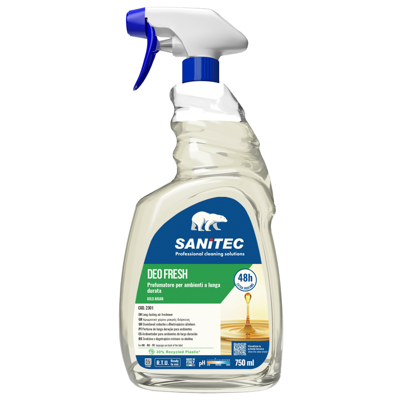 Profumatore per ambienti Deo Fresh 750ml gold argan Sanitec