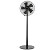 Ventilatore da terra con piantana D40cm TOTAL BLACK REMOTE