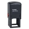 Timbro di testo rettangolare/quadrato 4923 nero 30x30mm 69846 trodat