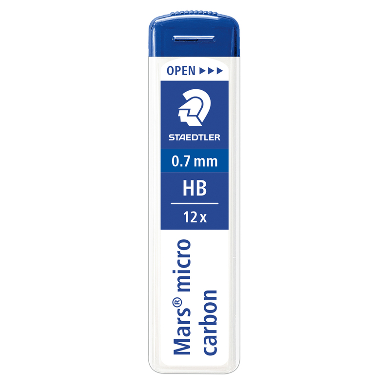 12 astucci da 12 mine 0.7mm MARSRMICRO 250 07-HB STAEDTLER