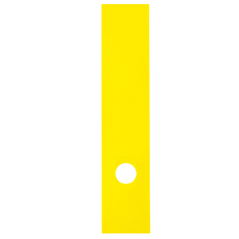 Busta 10 copridorso CDR-P PVC adesivi giallo 7x34