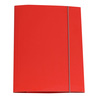 CARTELLINA CON ELASTICO 32PL 25X34CM ROSSO