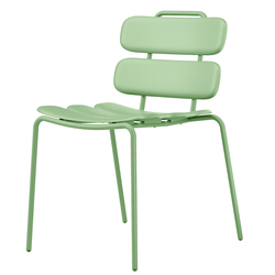 Seduta collettivitA' Lemon s/braccioli verde Unisit