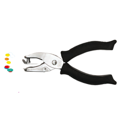 Perforatore a pinza 1 foro 6mm impugnatura gommata 5840 LEBEZ