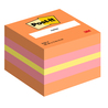 BLOCCO MINICUBO 400foglietti Post-itÂ® 51x51mm 2051-P MELONE/ROSA GUAVA