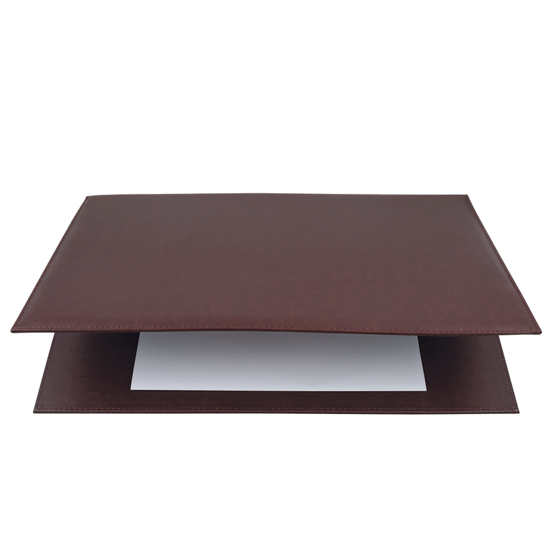 SOTTOMANI DOPPIO IN SIMILPELLE 48X32CM ART.2190 MARRONE City Time