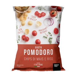Chips di mais e riso al pomodoro 70gr Snack Italy
