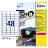 Poliestere adesivo L4778 bianco 20fg A4 45