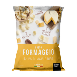 Chips di mais e riso al formaggio 70gr Snack Italy