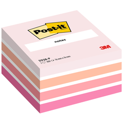 BLOCCO CUBO 450foglietti Post-itR 76x76mm 2028-P PASTELLO ROSA