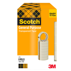 TORRE 8 RT NASTRO ADESIVO ScotchR 508 19MMX66M IN PPL