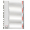 Separatore in PPL grigio numerico 1-31 f.to A4 ESSELTE