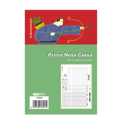 BLOCCO PRIMA NOTA CASSA 50/50 FOGLI AUTORIC. 14