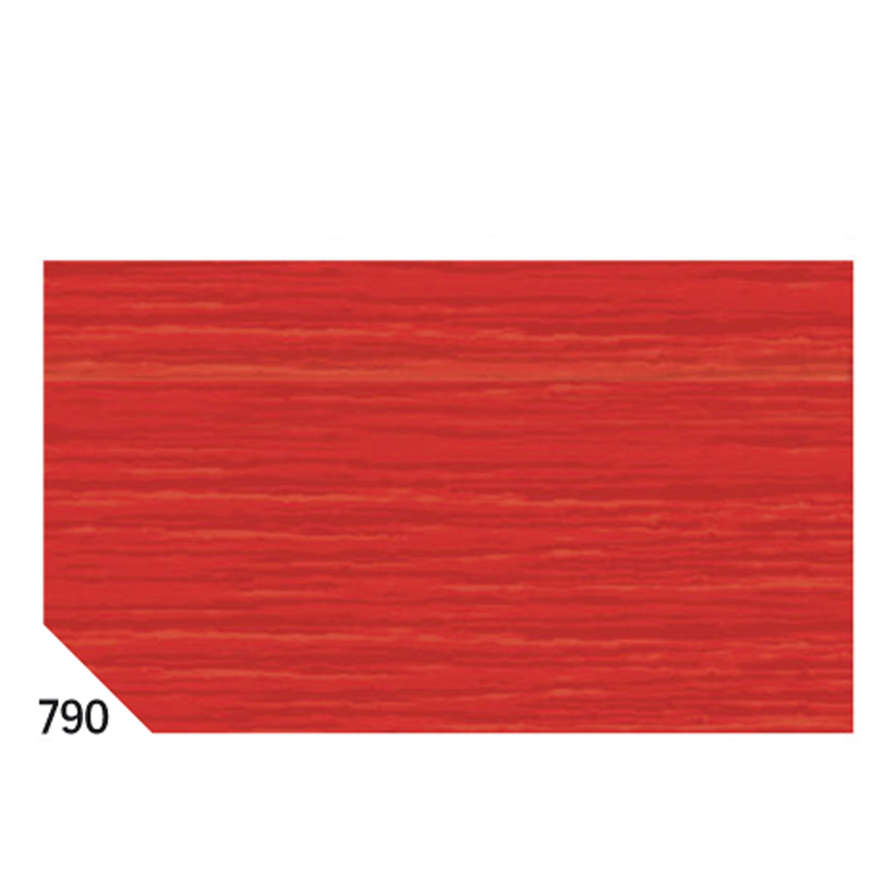 10RT CARTA CRESPA ROSSO CILIEGIA 790 (50X250CM) 48gr/m2 Rex Sadoch
