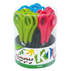 Barattolo 24 forbici SNIPPY centimetrate 13
