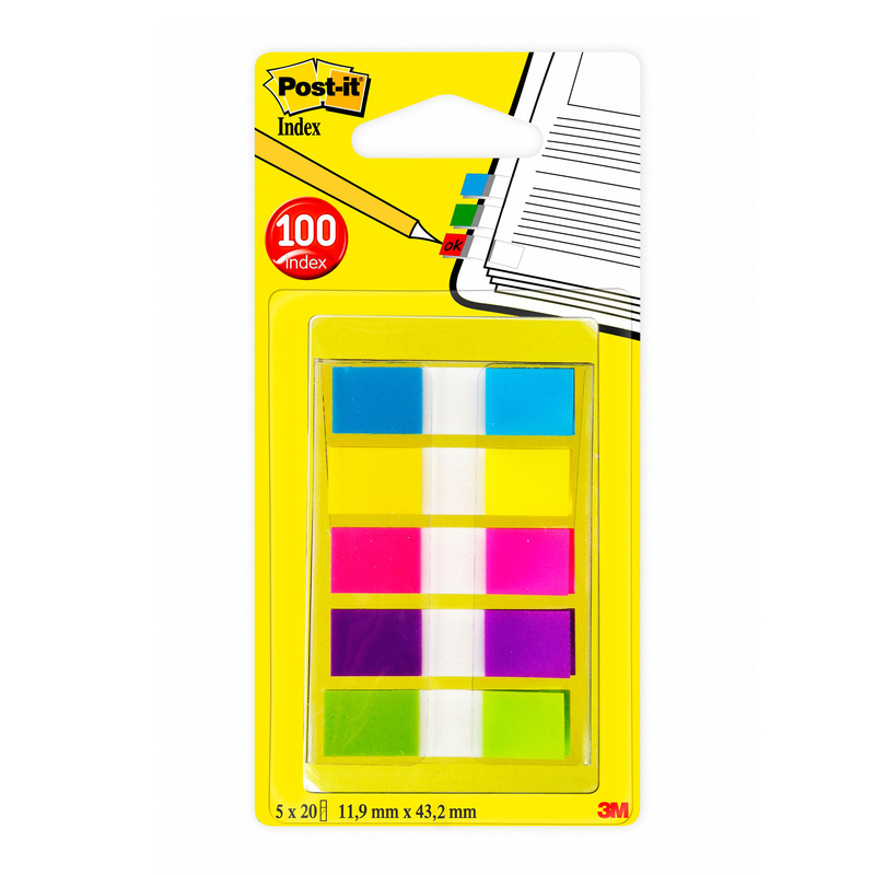 MINISET 100 Post-itR INDEX 683-5CBEU FORMATO MINI
