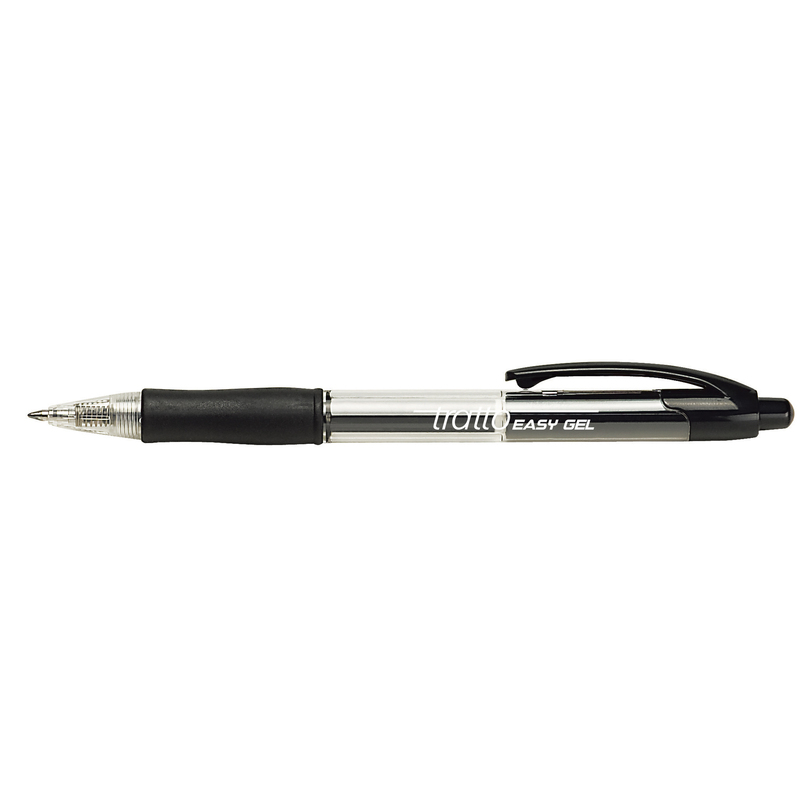 Penna sfera scatto EASY GEL tratto 0,5mm nero TRATTO