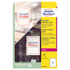 Adesivi per finestre in carta con pellicola 210x297mm 1adesivo/fg